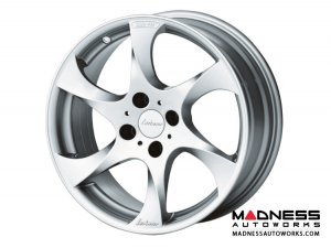 FIAT 124 Spider Custom Wheels by Lorinser - 7.5x17" - Silver Finish